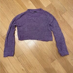 Wild Fable Lavender Crew Neck Sweater
